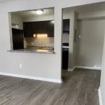 view of kitchen nook and hallway